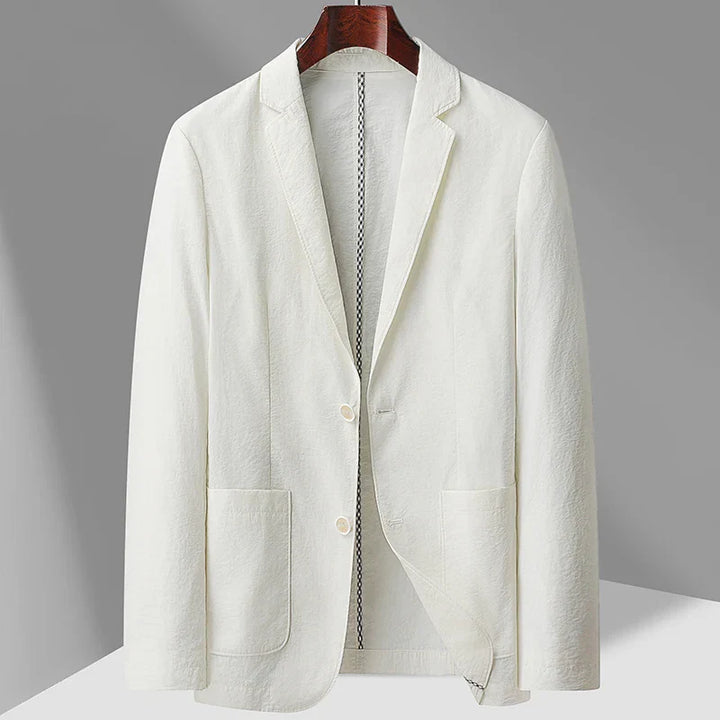 Carter Crinkled Linen Blazer