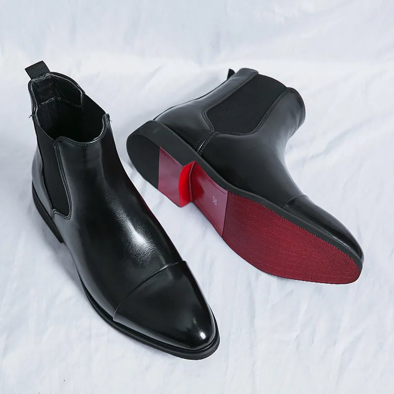 Lorenzo Cap-Toe Chelsea Boots