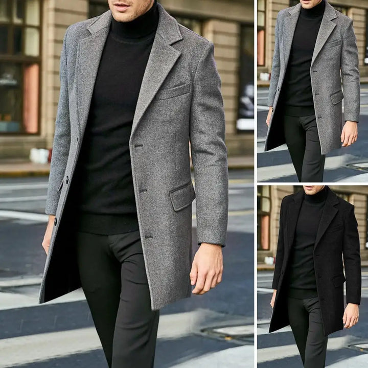 Luciano Classic Wool Overcoat