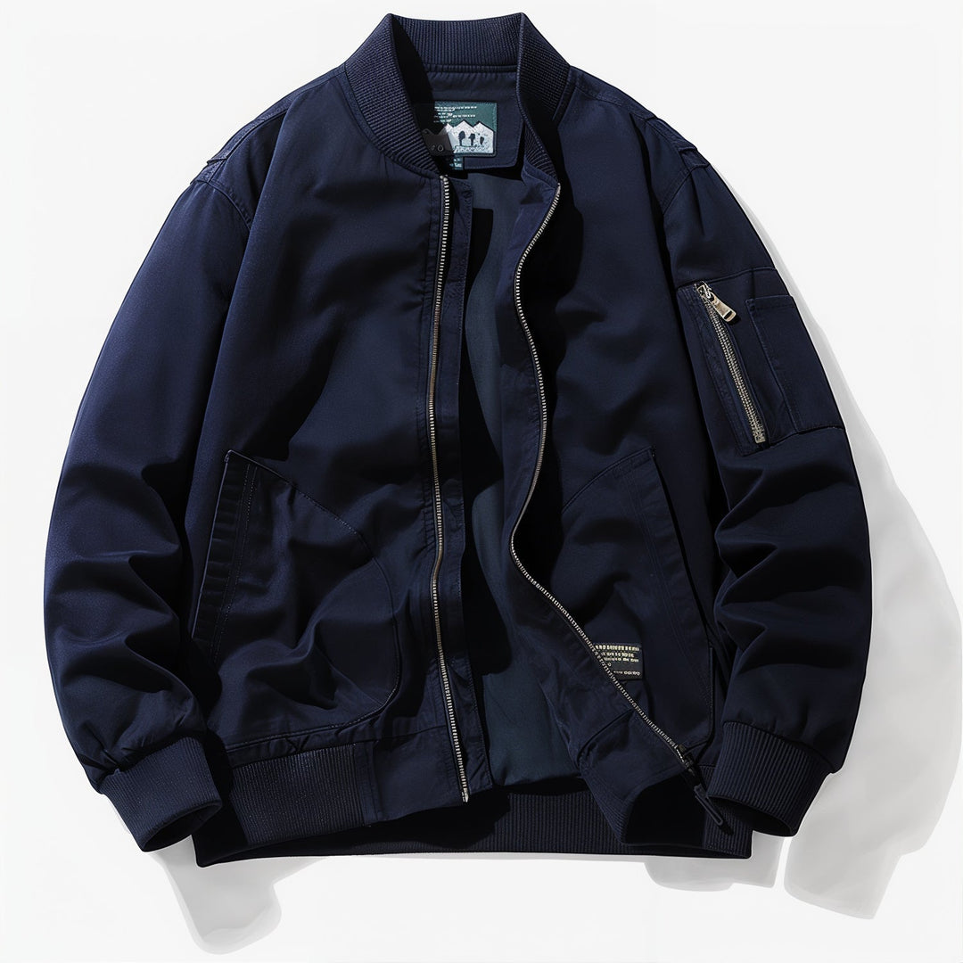 Collared Bomber Jacket