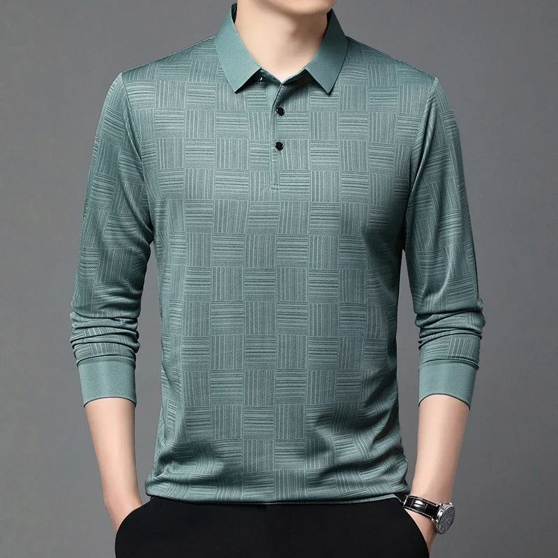 Luca Textured Knit Polo