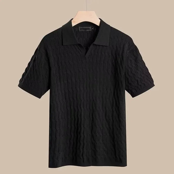 Cairo Textured Knit Polo