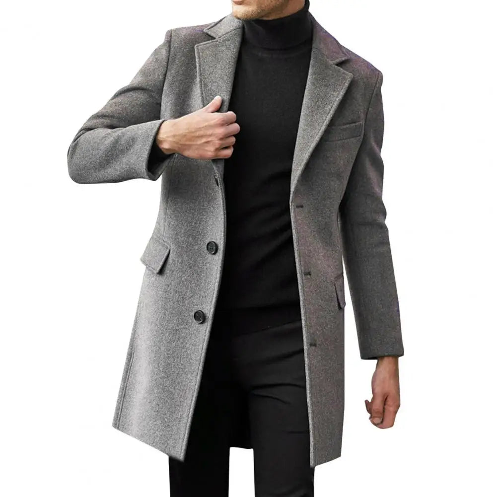 Luciano Classic Wool Overcoat