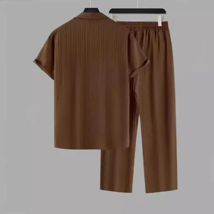 Luca Ferarro Striped Lounge Set
