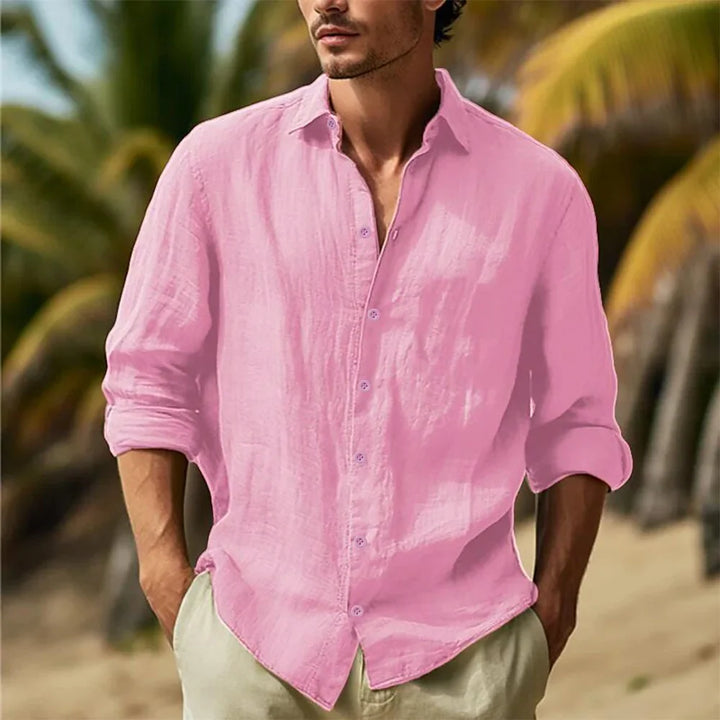 Vincent's Linen Button-Up Shirt