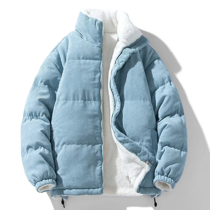 Nordic Corduroy Puffer Jacket