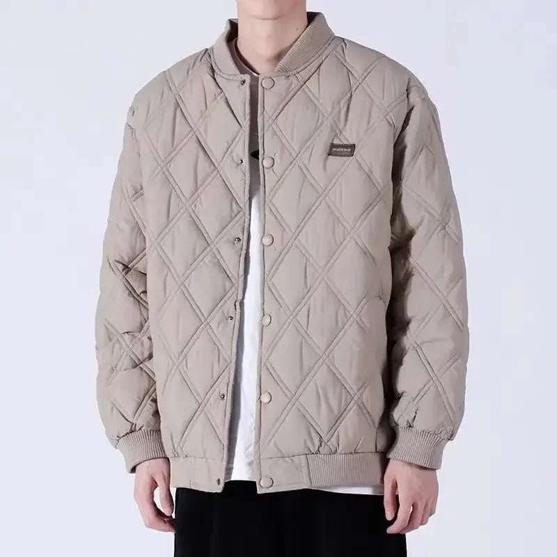 Luca Ferarro Quilted Bomber Jacket