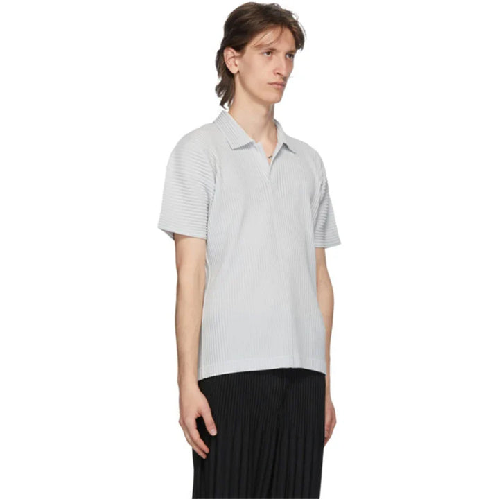 Striped Short-Sleeve Polo