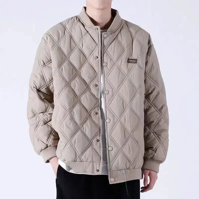 Luca Ferarro Quilted Bomber Jacket