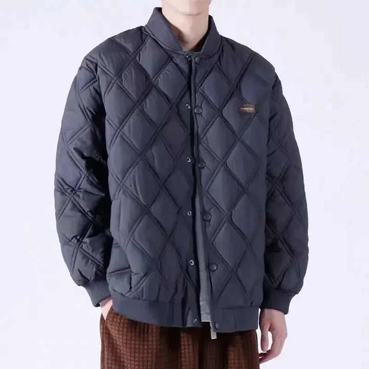 Luca Ferarro Quilted Bomber Jacket