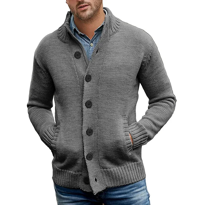 Luca Ferarro Shawl Collar Cardigan