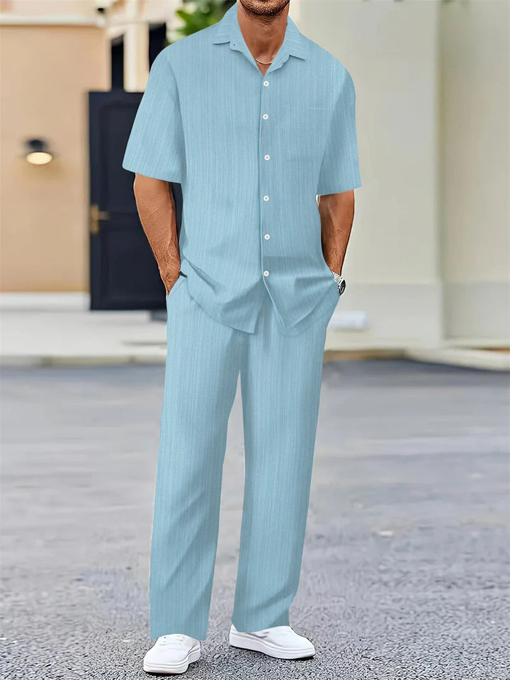 Luca Ferarro Summer Pleated Set