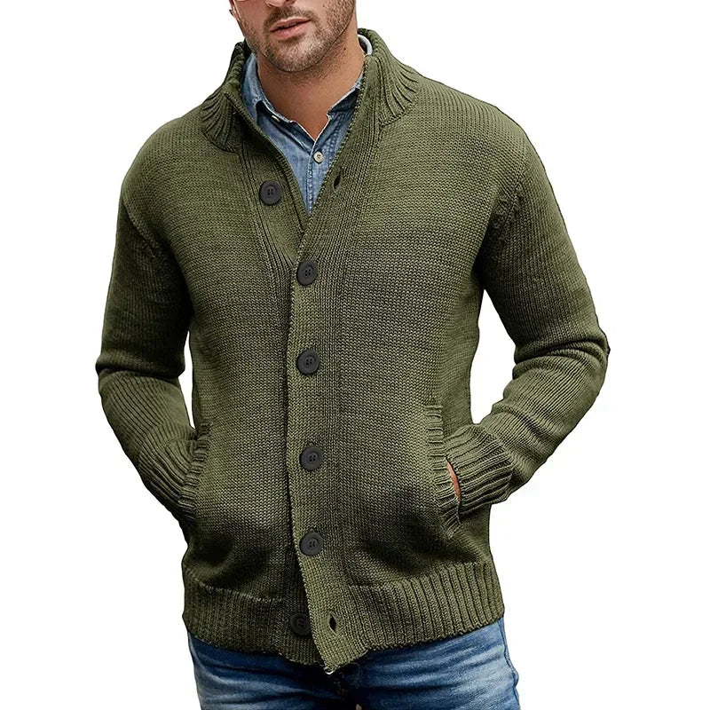 Luca Ferarro Shawl Collar Cardigan