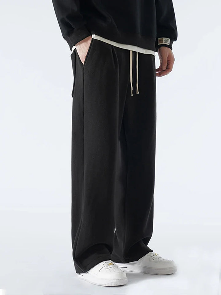 Milan Relaxed Wide-Leg Sweatpants