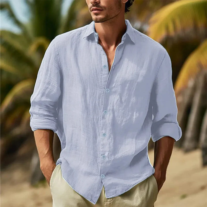 Vincent's Linen Button-Up Shirt