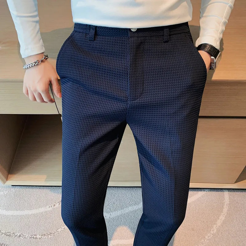 Tuscany Forge Textured Tailored Trousers