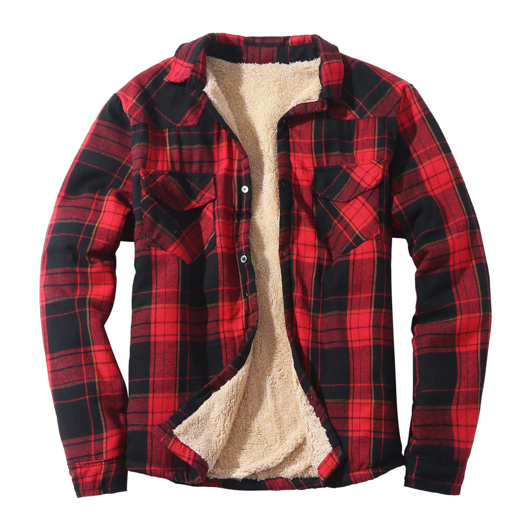 Rustic Fleece-Lined Flannel