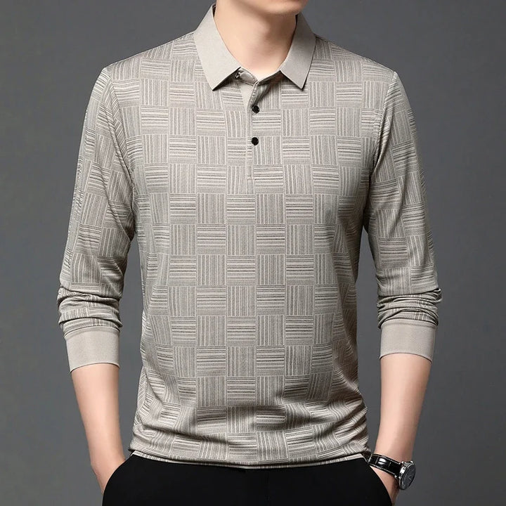 Luca Textured Knit Polo