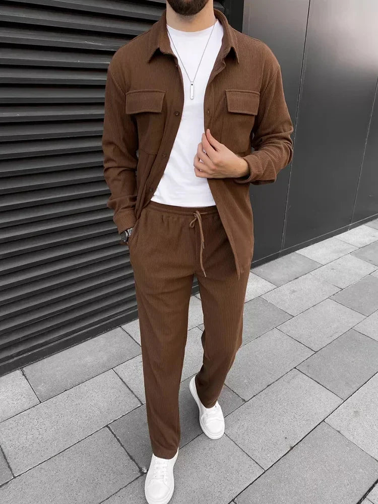 Vincent's Ribbed Lounge Set