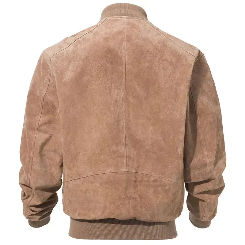 Knox Suede Bomber Jacket