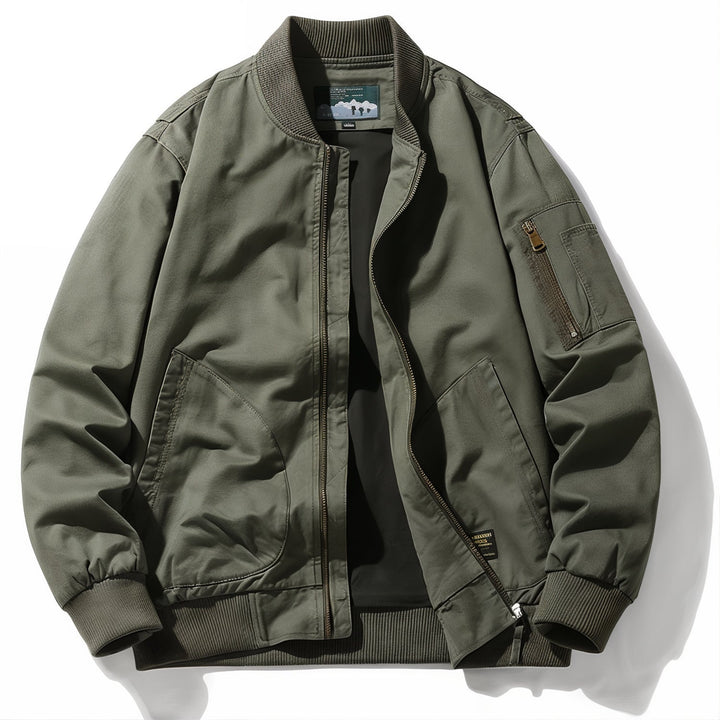 Collared Bomber Jacket