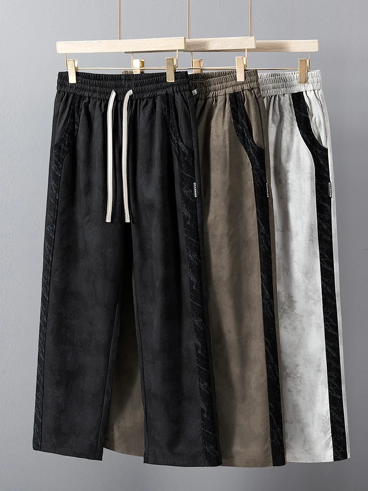 Asher Wide-Leg Track Pants