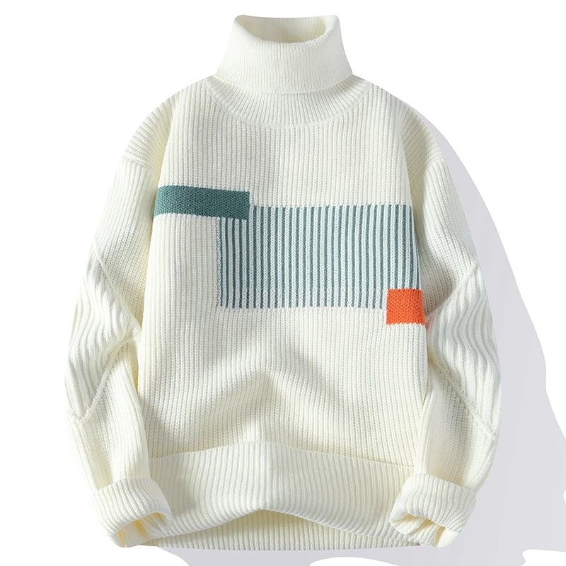 Osaka Geometric Turtleneck