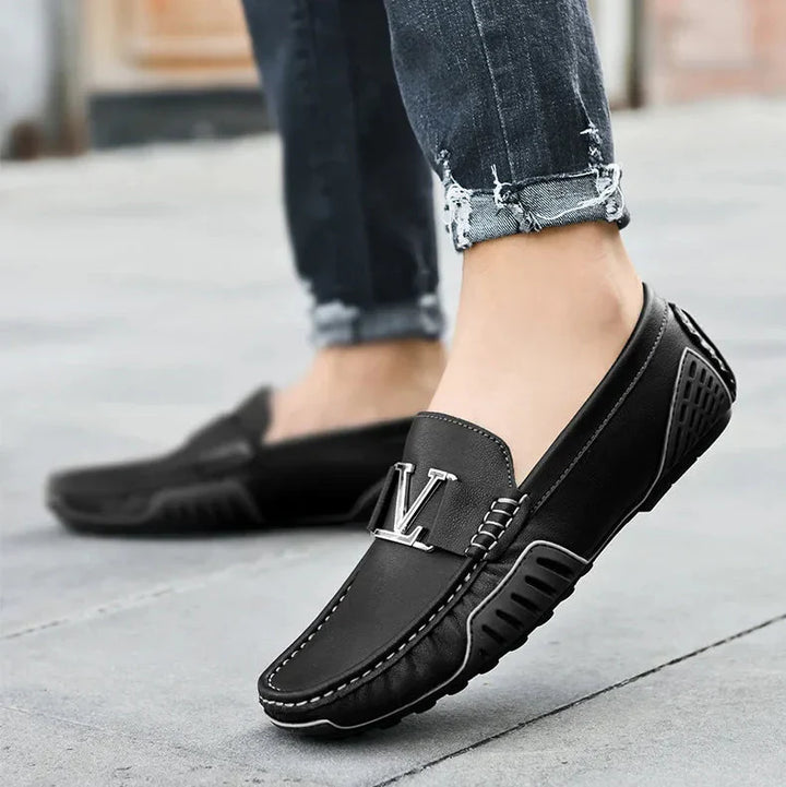 Luciano Couture Sleek Loafers