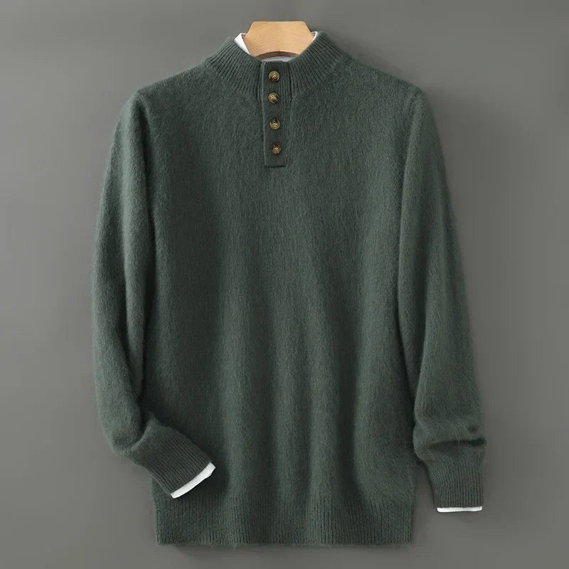 Aspen Buttoned Wool Sweater