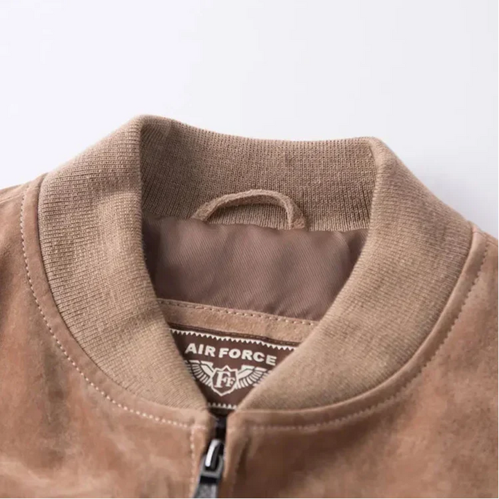 Knox Suede Bomber Jacket