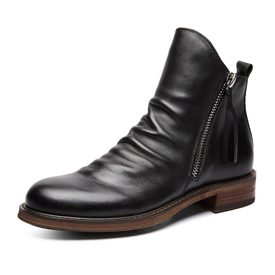 Verona Classic Leather Ankle Boots