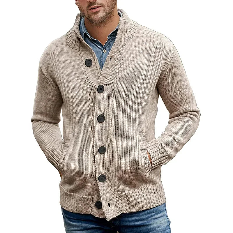 Luca Ferarro Shawl Collar Cardigan