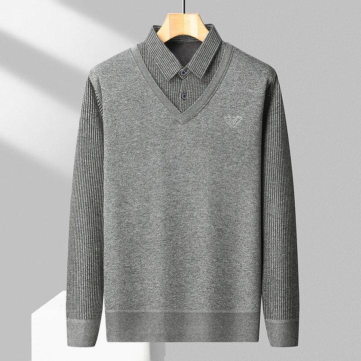 Matteo Fleece Polo Sweater