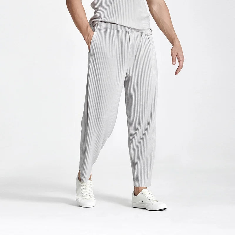 Textured Ribbed Pants