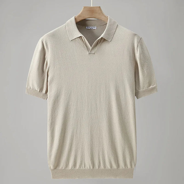 Refined Knit Polo Shirt