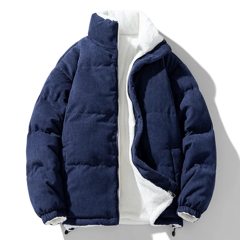 Nordic Corduroy Puffer Jacket