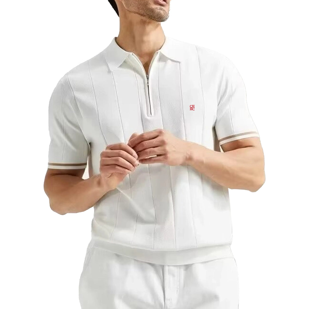 Valerio Zip-Collar Polo