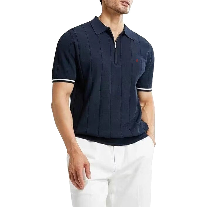 Valerio Zip-Collar Polo