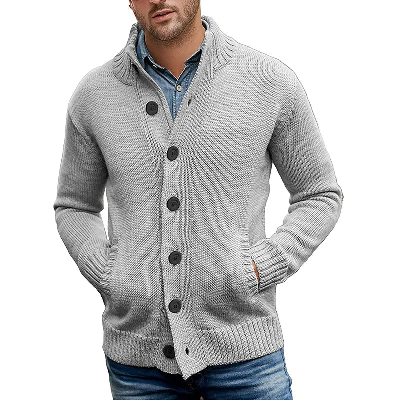 Luca Ferarro Shawl Collar Cardigan