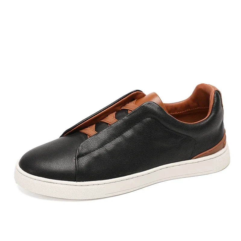 Luca Ferarro Monogram Low-Top Sneakers