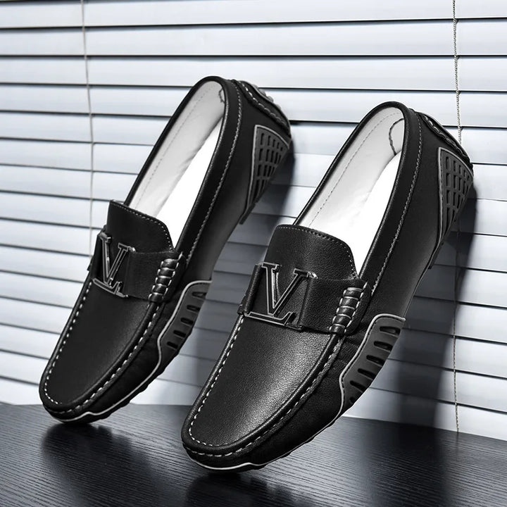 Luciano Couture Sleek Loafers