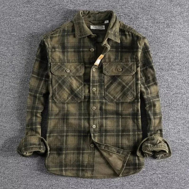 Ridgewood Corduroy Plaid Shirt