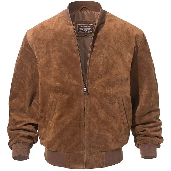 Knox Suede Bomber Jacket