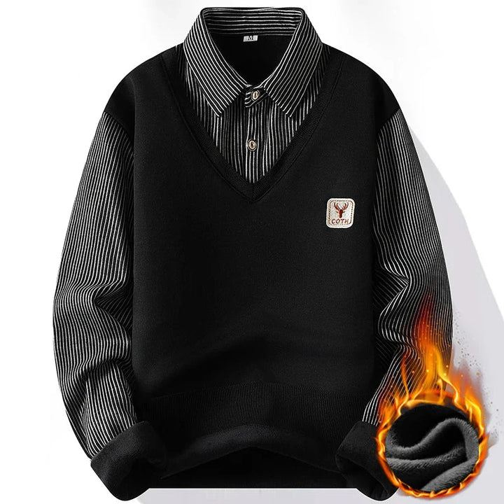 Matteo Fleece Polo Sweater