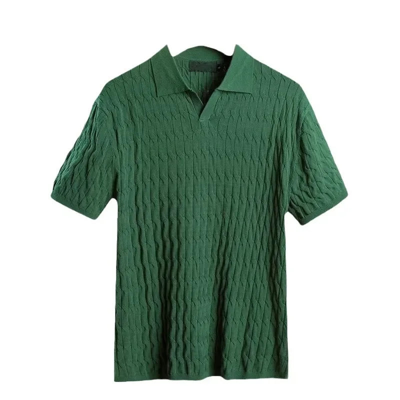 Cairo Textured Knit Polo