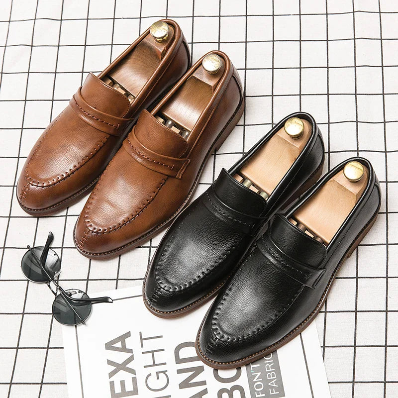 Massimo Classic Penny Loafers