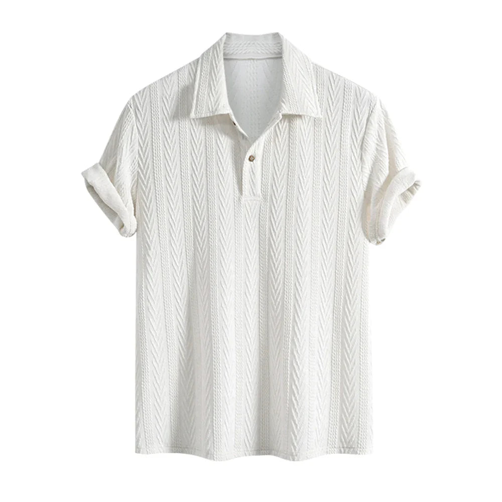 Siena Textured Knit Polo