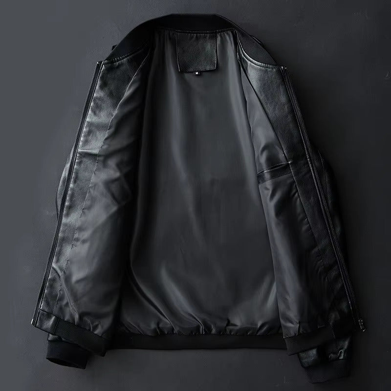 Starborn - Leather Bomber Jacket