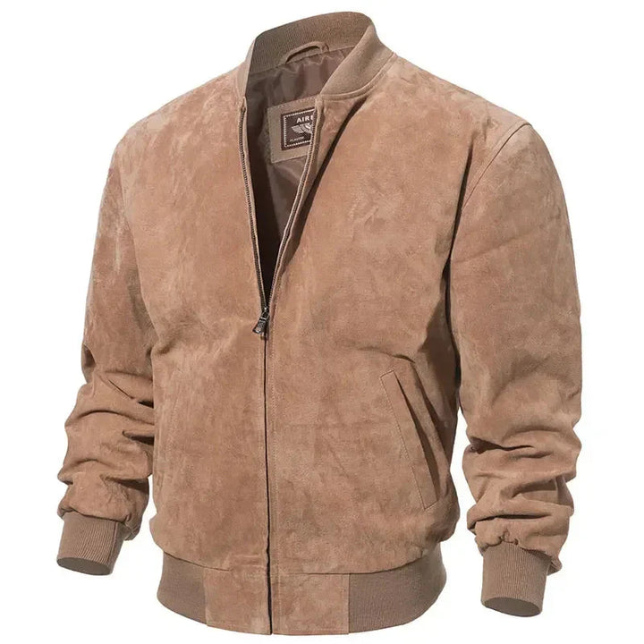 Knox Suede Bomber Jacket