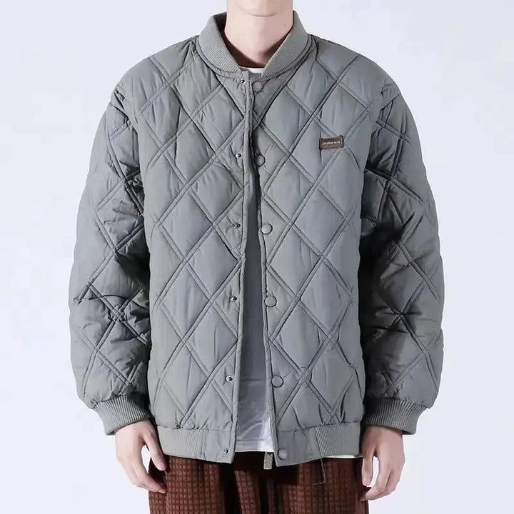 Luca Ferarro Quilted Bomber Jacket